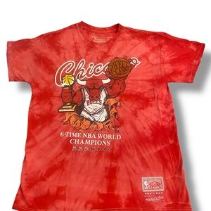 Mitchell & Ness Red Hardwood Classics Tee